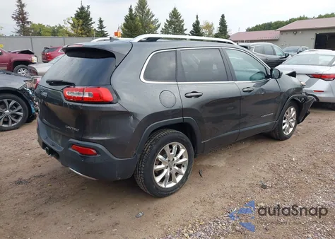 2015 Jeep Cherokee Limited z USA, uszkodzony, nr VIN 1C4PJMDB1FW564681